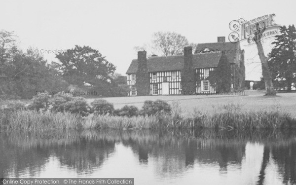 Photo of Gawsworth, The Old Hall And Lake c.1950