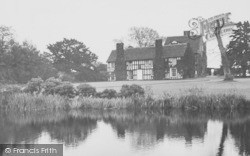 The Old Hall And Lake c.1950, Gawsworth
