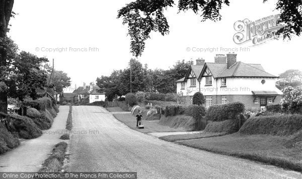 Photo of Gawsworth, The Village c.1955