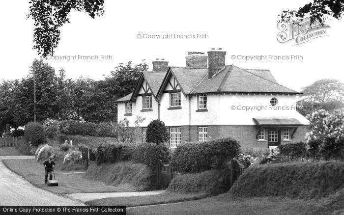 Photo of Gawsworth, The Village c.1955