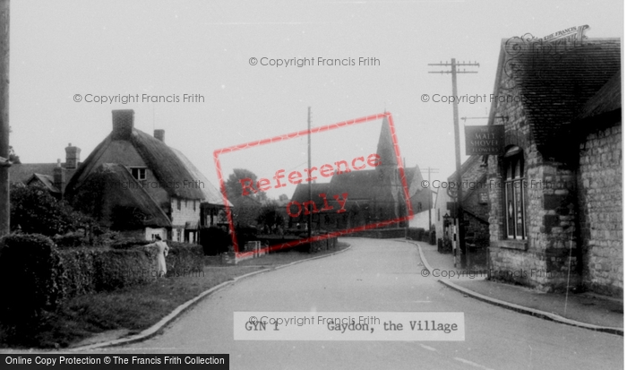 Photo of Gaydon, The Village c.1955