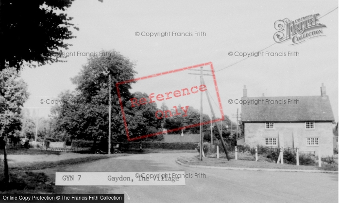 Photo of Gaydon, The Village c.1955