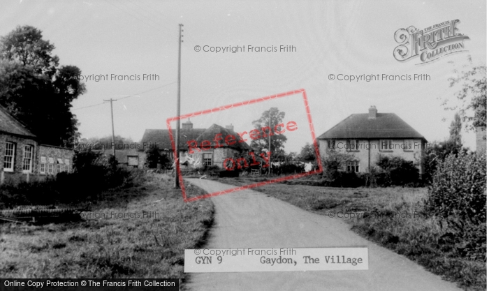 Photo of Gaydon, The Village c.1955