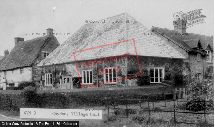 Photo of Gaydon, Village Hall c.1955
