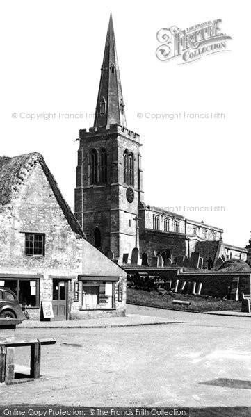 Photo of Geddington, St Mary Magdalene's Church c.1960