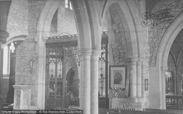 Photo of Geddington, St Mary Magdalene's Church Interior c.1955