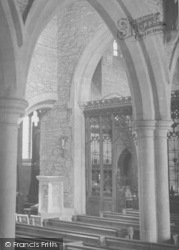 St Mary Magdalene's Church Interior c.1955, Geddington