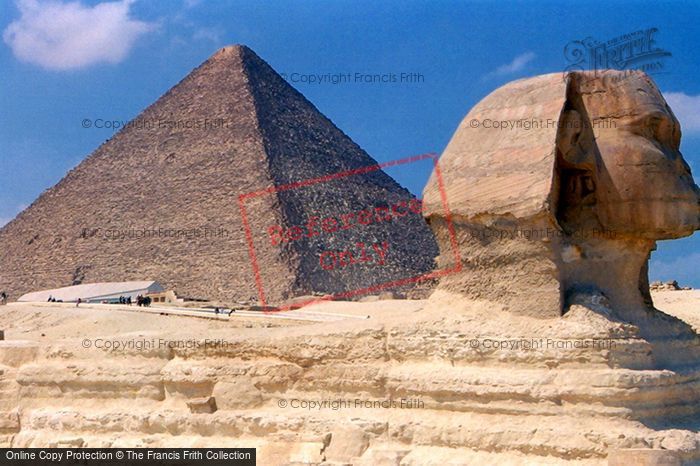 Photo of Geezeh, (Giza) Sphynx And Khufu Pyramid 2004