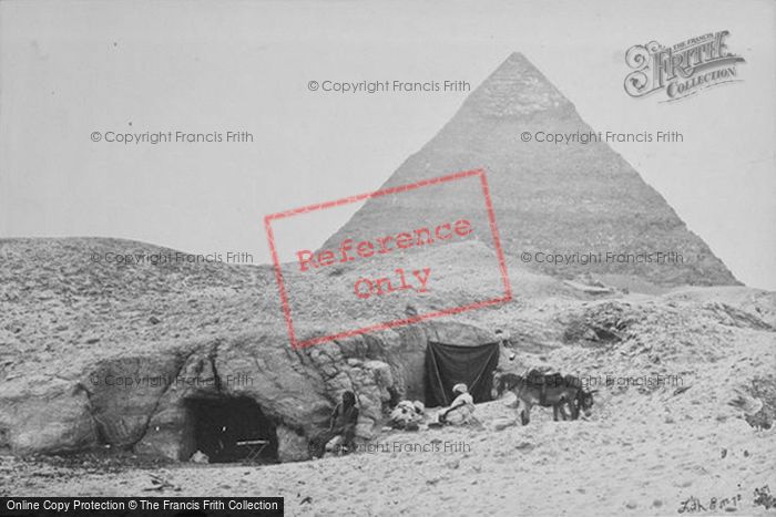 Photo of Geezeh, Rock Tombs And Belzoni's Pyramid 1857