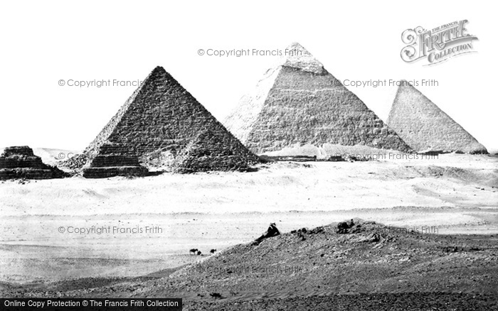 Photo of Geezeh, The Pyramids 1859