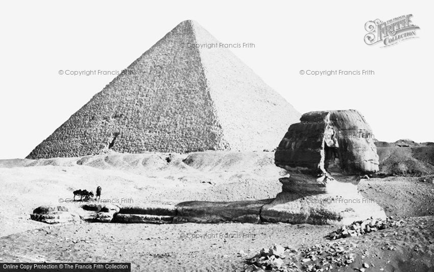 Geezeh, the Sphynx and Great Pyramid 1859