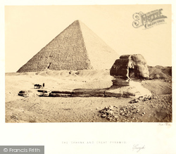 The Sphynx And Great Pyramid 1859, Geezeh