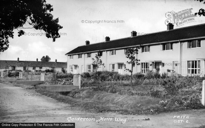 Photo of Geldeston, Kells Way c.1955