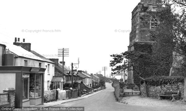 Photo of Gerrans, The Village c.1955