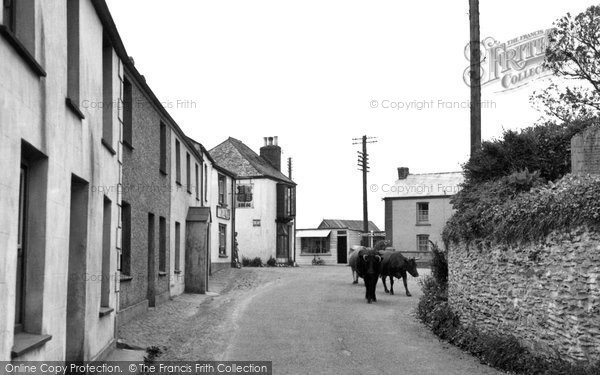 Photo of Gerrans, The Village c.1955