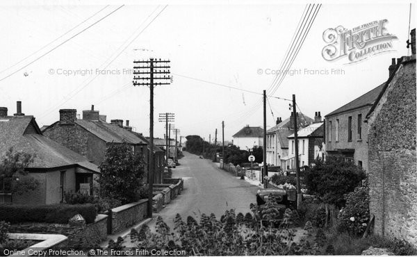 Photo of Gerrans, The Village c.1955