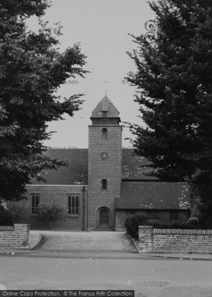 Photo of Gidea Park, The Church c.1950