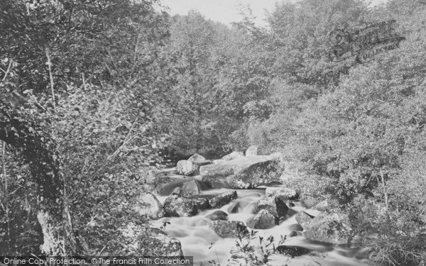 Photo of Gidleigh, In Gidleigh Park, The River c.1871