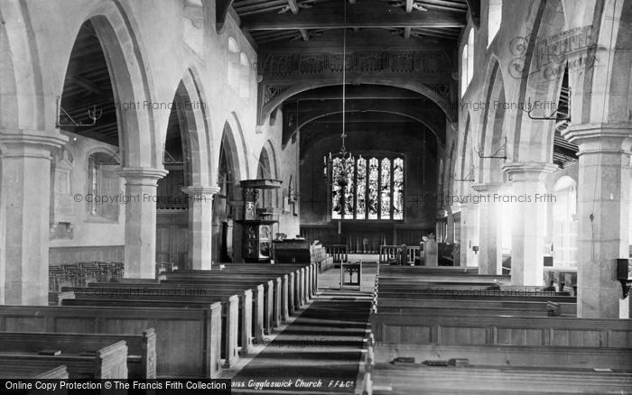 Photo of Giggleswick, Church, Interior 1893