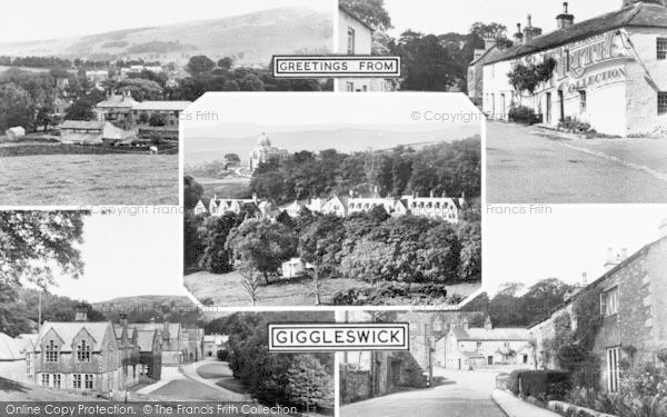 Photo of Giggleswick, Composite c.1960