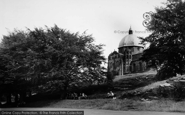 Photo of Giggleswick, School Chapel And Pupils c.1960