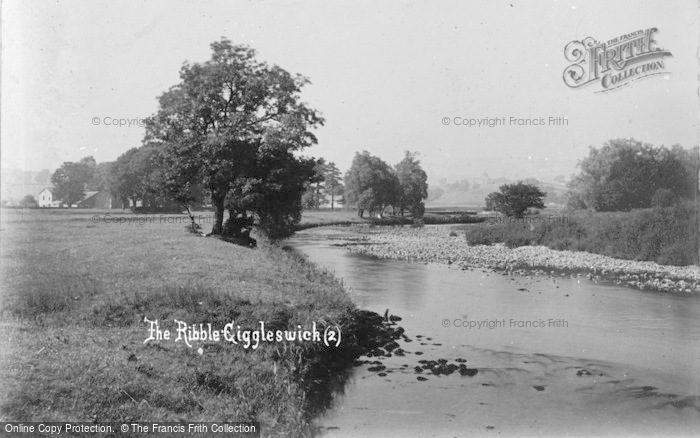 Photo of Giggleswick, The Ribble c.1900