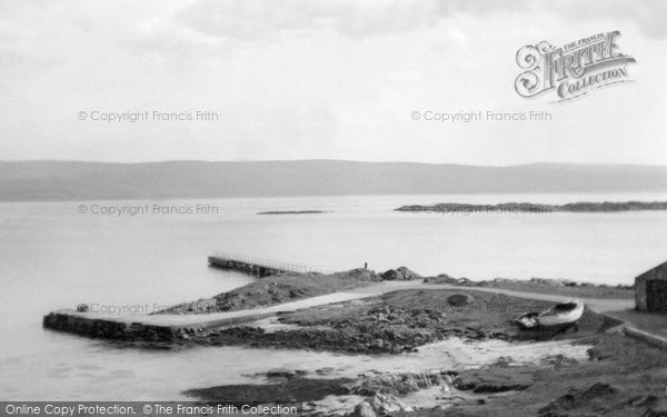 Photo of Gigha, The Jetty Looking To Kintyre c.1955