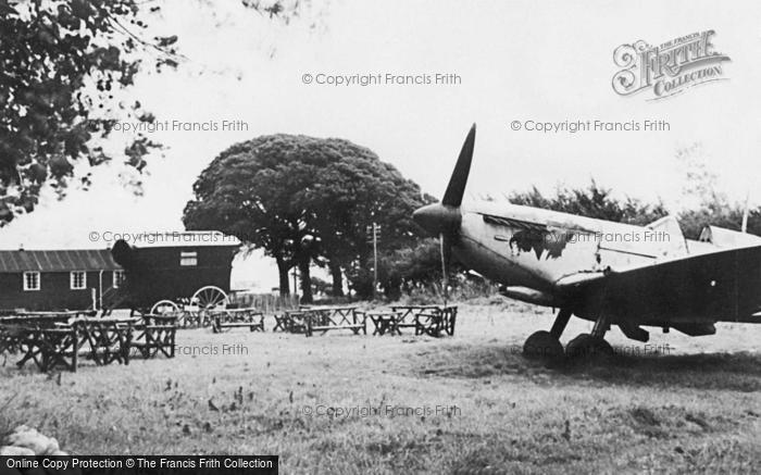 Photo of Gileston, The Camp, Spitfire c.1955