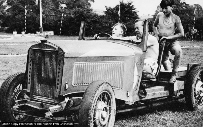 Photo of Gileston, White Star Boys Camp, 'learn To Drive' c.1950