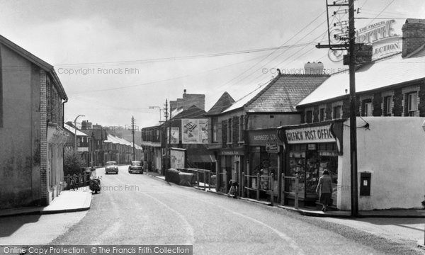 Photo of Gilfach, Commercial Street c.1955