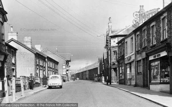 Photo of Gilfach, Commercial Street c.1955