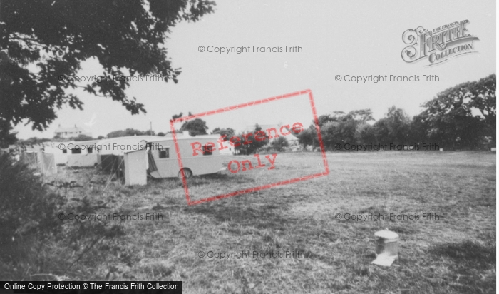 Photo of Gilfachrheda, The Llwynon Farm Caravan Site c.1960