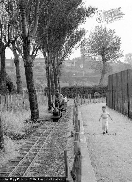 Photo of Gillingham, A Boy And The Miniature Railway c.1955