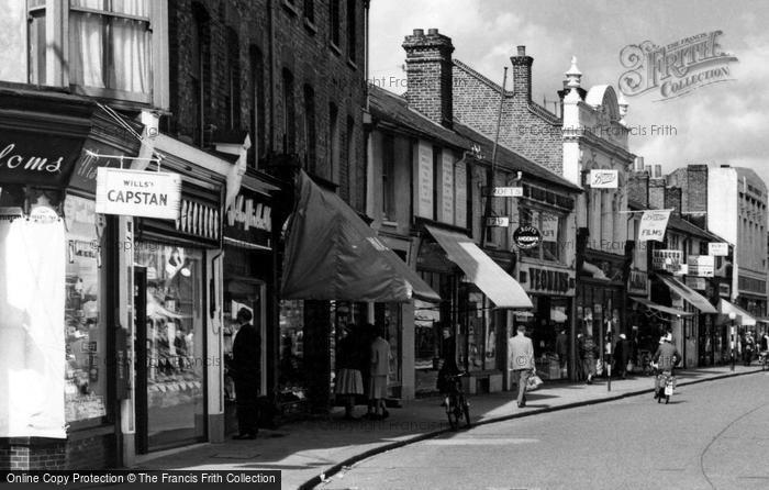 Photo of Gillingham, High Street, Shops c.1955