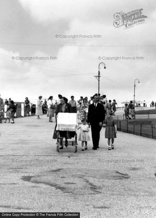 Photo of Gillingham, The Strand, A Family Outing c.1955