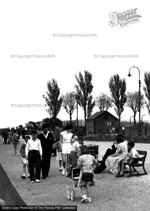 Photo of Gillingham, The Strand, People c.1955