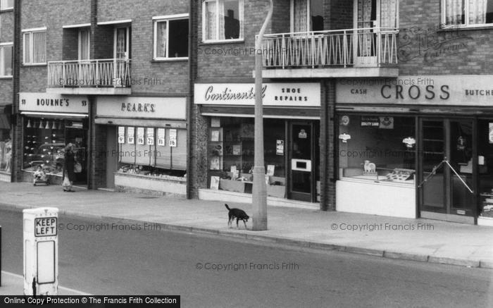 Photo of Gillingham, Twydall Green, Shops c.1960
