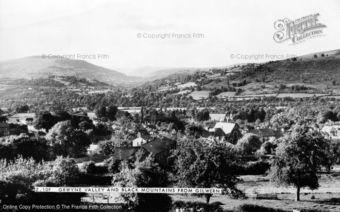 Photo of Gilwern, Grwyne Valley And Black Mountains c.1955
