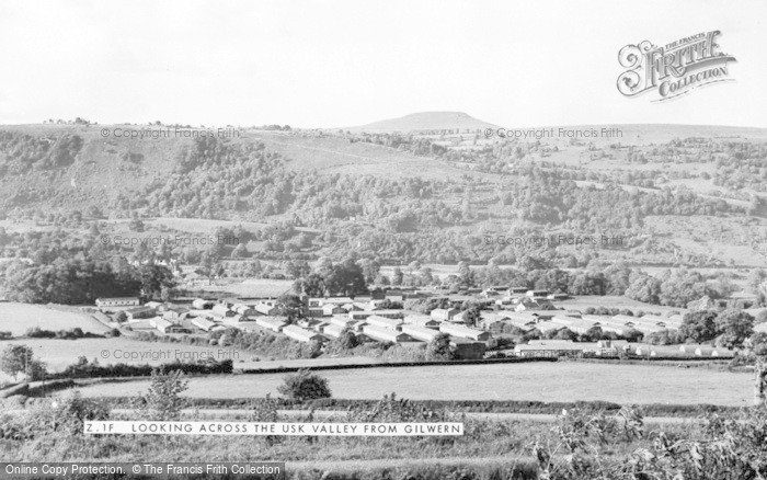 Photo of Gilwern, Looking Across The Usk Valley c.1955