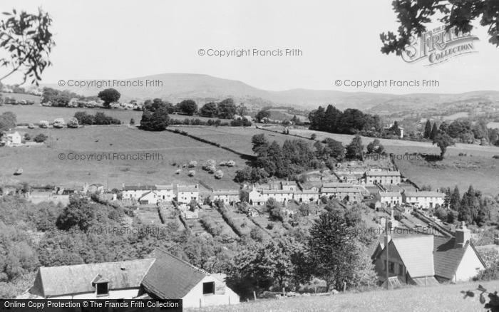 Photo of Gilwern, Maesgwartha With Table Mountain In Background c.1955