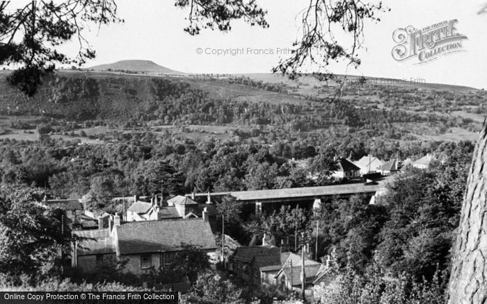 Photo of Gilwern, New Bridge With Sugar Loaf Mountain c.1955