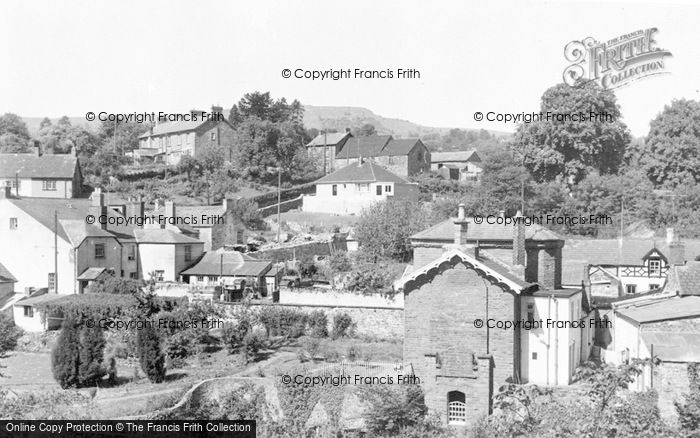 Photo of Gilwern, Old Crickhowell Road Area From New Bridge c.1955