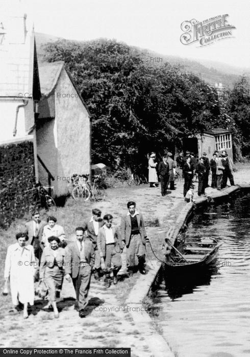 Photo of Gilwern, People By The Canal c.1955