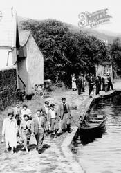 People By The Canal c.1955, Gilwern