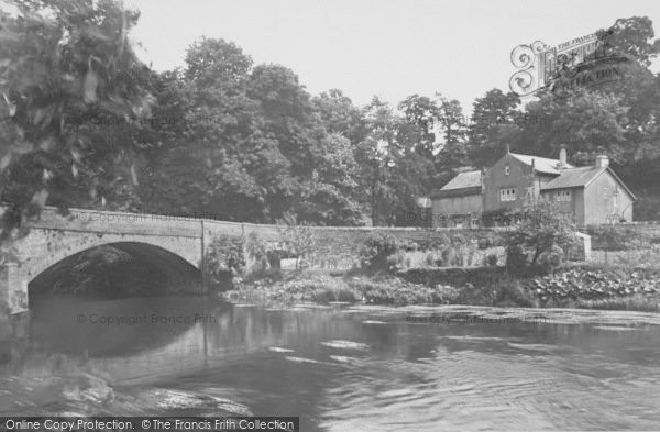 Photo of Gisburn, Mill Bridge And House c.1960