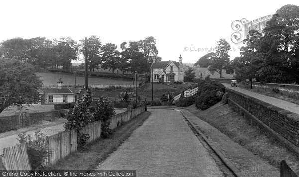 Photo of Gisburn, Station Approach c.1955