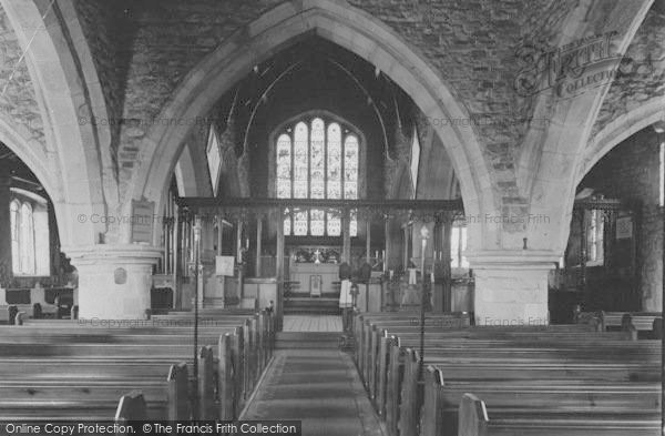 Photo of Gisburn, The Church Interior c.1950