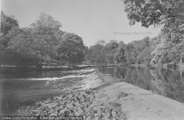 Photo of Gisburn, The River Ribble Weir c.1950