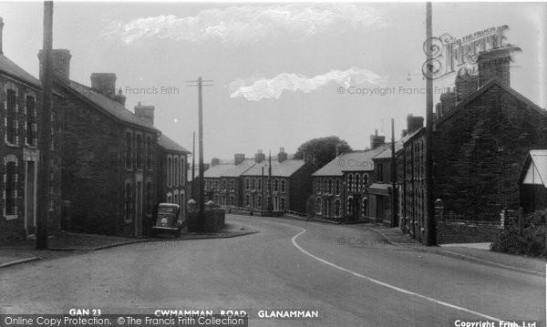 Photo of Glanaman, Cwmamman Road 1956