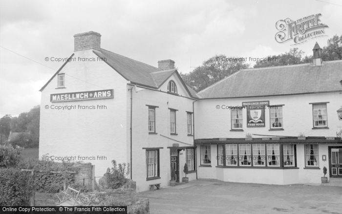 Photo of Glasbury On Wye, Maesllwch Arms Hotel 1962